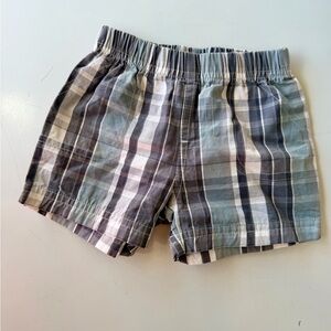 Carter's Blue and Gray Plaid Shorts